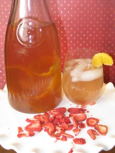 Fall Fruit Infused Water With Pears Cranberries And Clementines